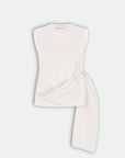 Waist Twisted Cotton T-Shirt 6