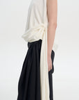 Waist Twisted Cotton T-Shirt 2