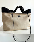 ZIP BAG IN CANVAS WITH SHOULDER STRAP 2
