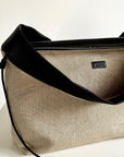 ZIP BAG IN CANVAS WITH SHOULDER STRAP 3