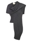LAYERED WOOL TOP IN GREY