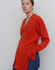 LAYERED WOOL SWEATER