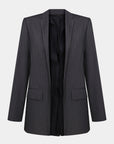 CAMISOLE DRESS WITH TAILORED JACKET OVERLAY