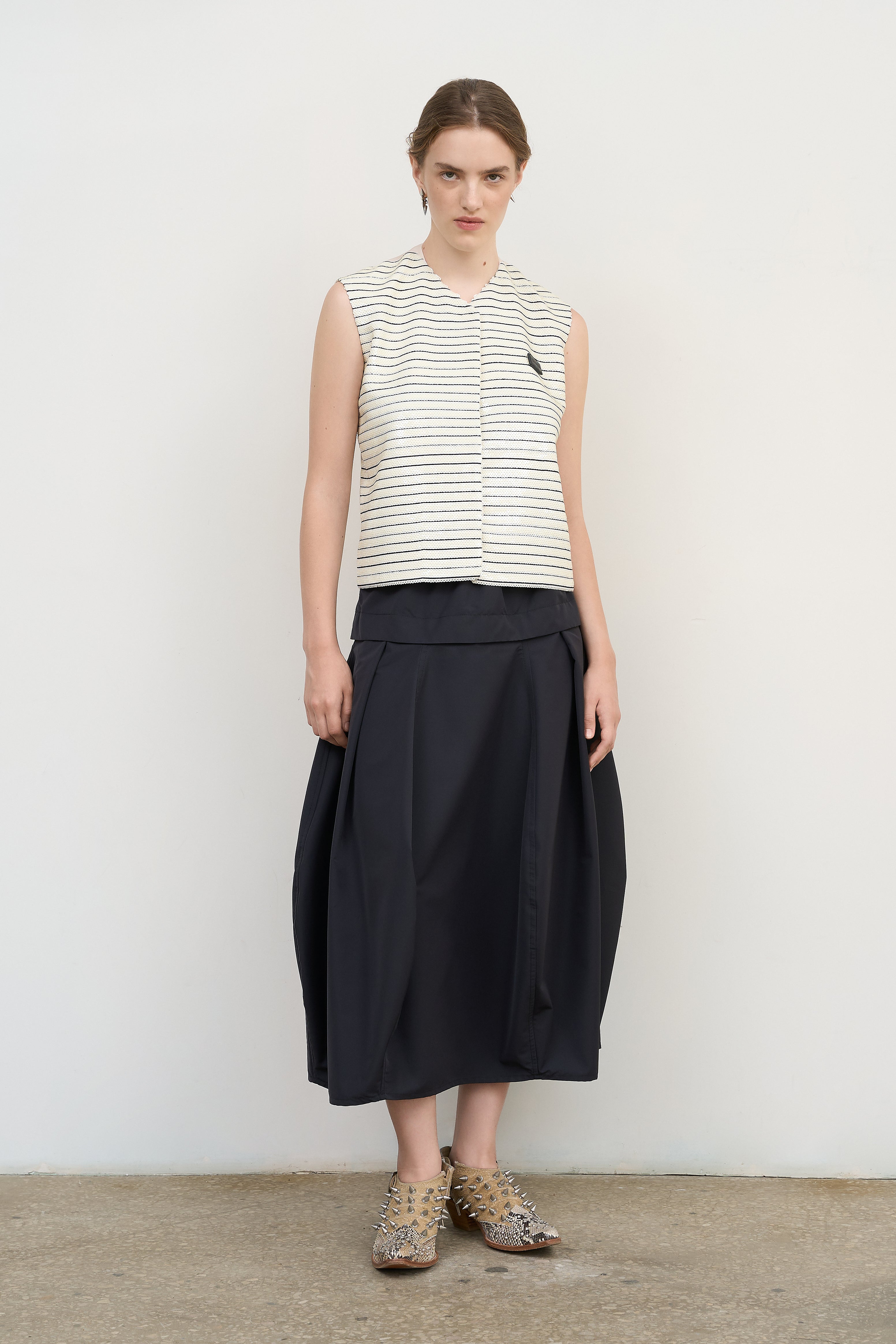 RUFFLED MIDI SKIRT – Litkovska