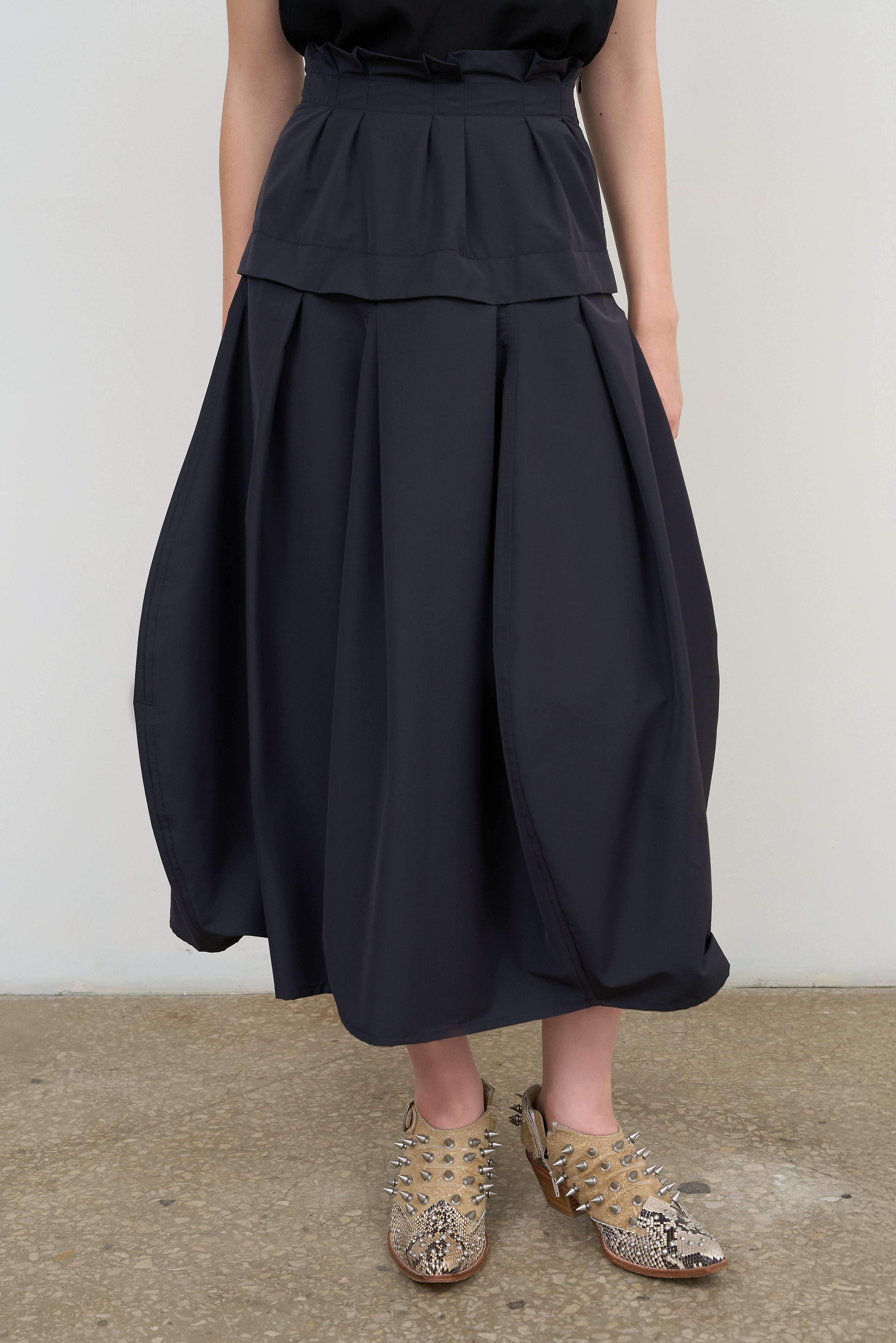 RUFFLED MIDI SKIRT – Litkovska