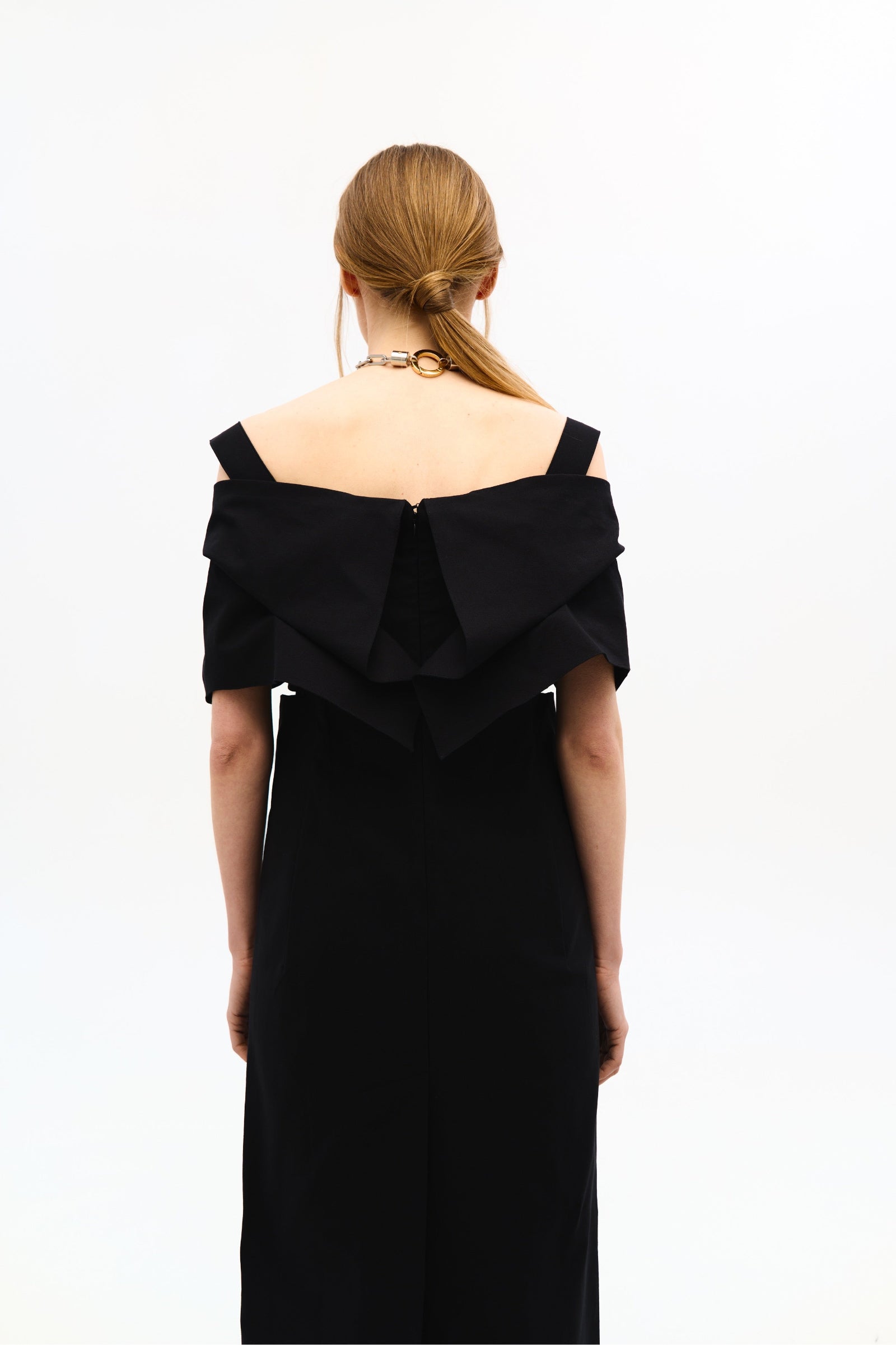 BLACK SVITA DRESS back