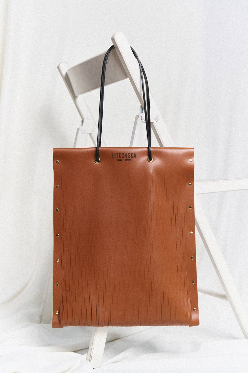 福袋 オンライン WINE BIG BAG Litkovska – BROWN バッグ