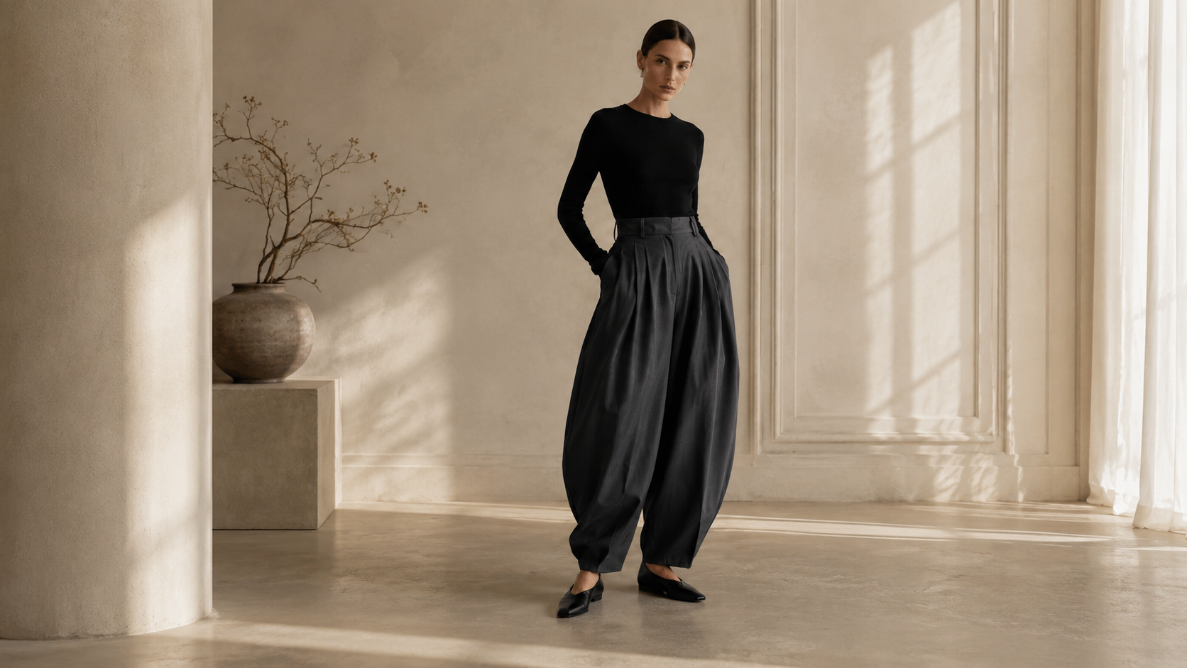 How to Style Balloon Pants: Proportions and Outfit Ideas