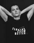 FLWRS BLACK T-SHIRT