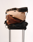 ZIP BAG IN CANVAS WITH SHOULDER STRAP