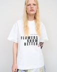 FLWRS WHITE T-SHIRT