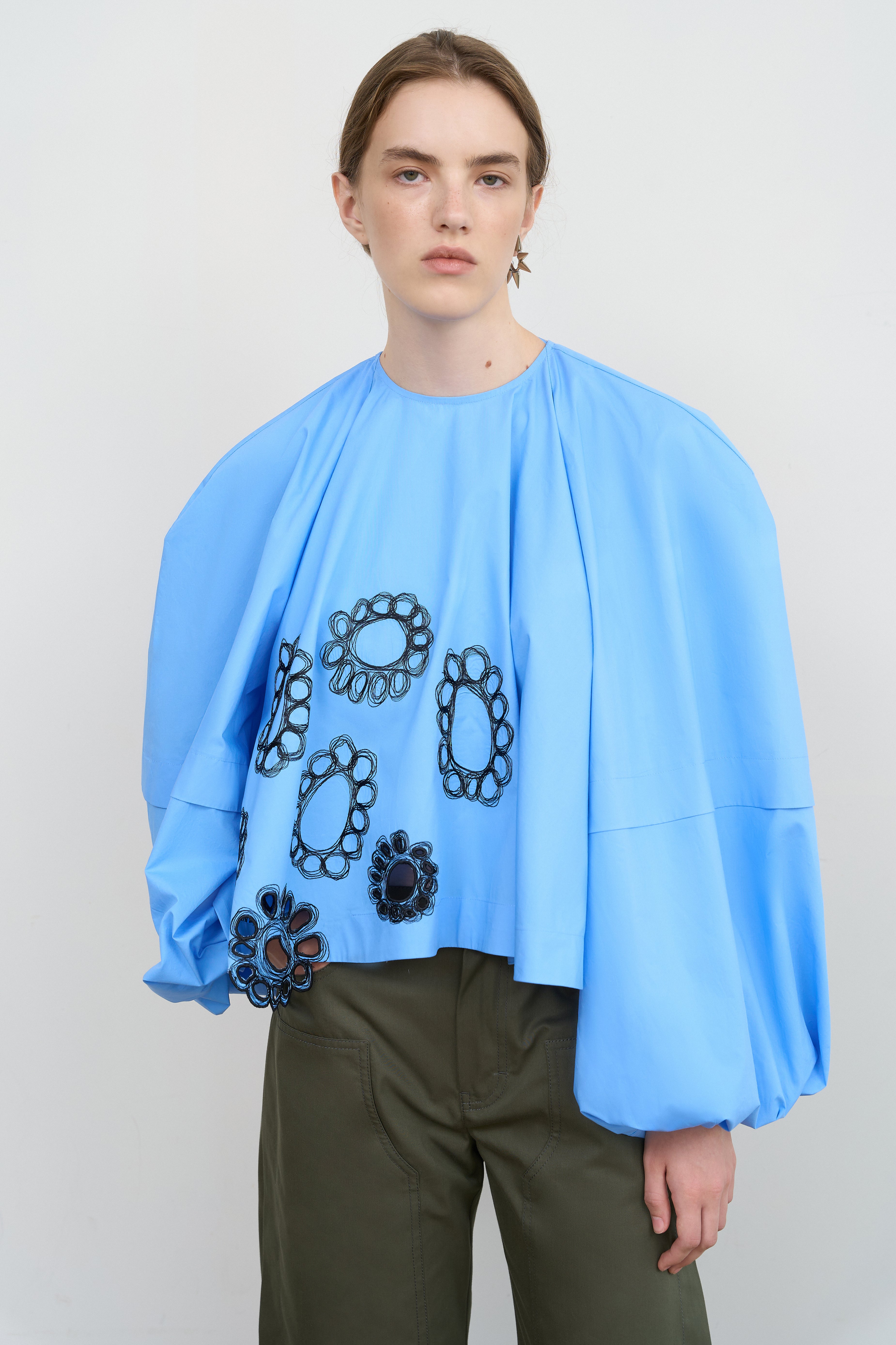 RIKO リコ　Butterfly balloon blouse RIXO Lila Blouse | Shopbop