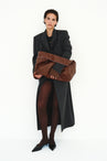 ZIP BAG BROWN