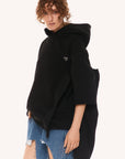 BLACK CLEAN-CUT HOODIE 1