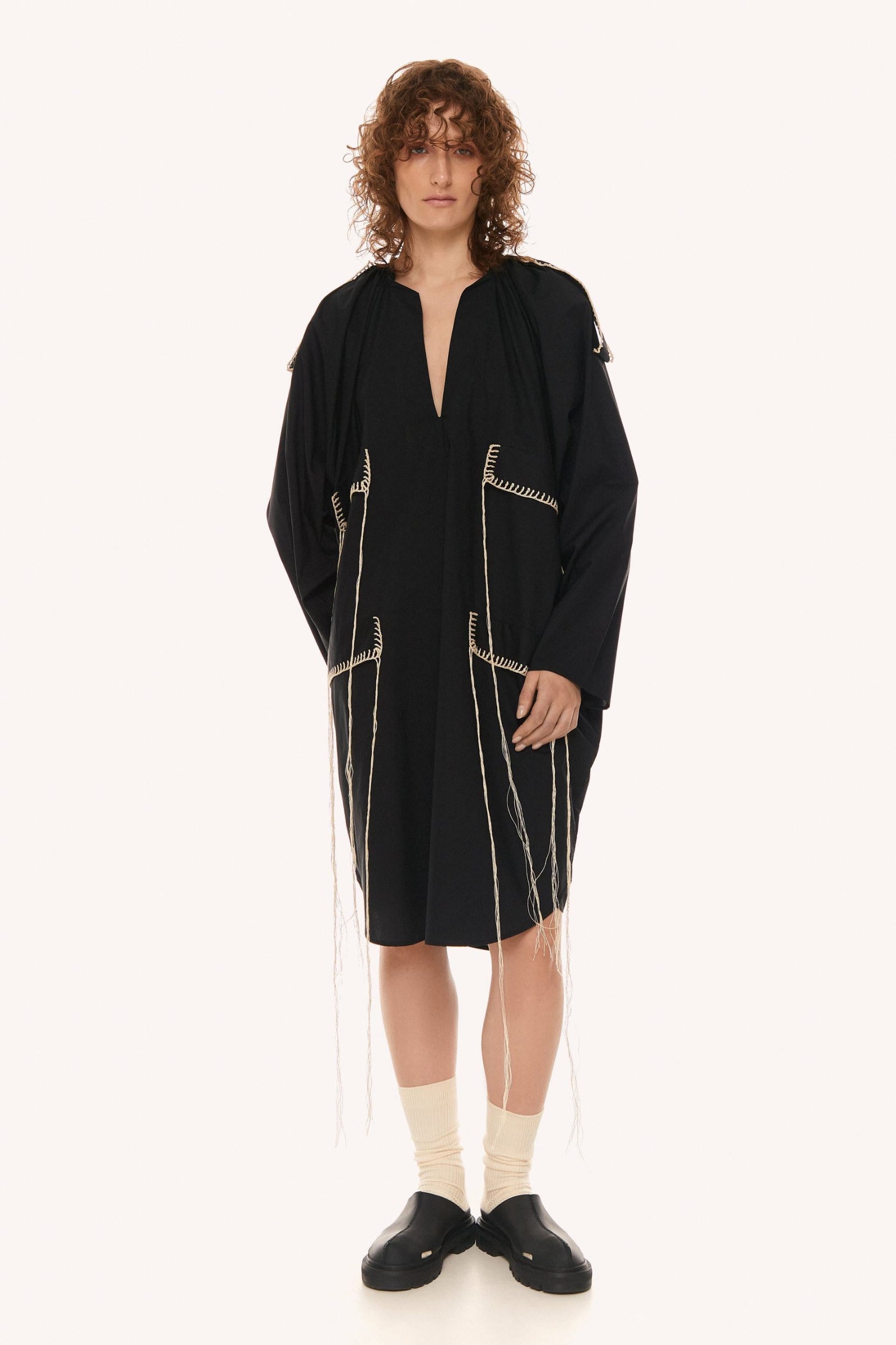BLACK OBERIH DRESS