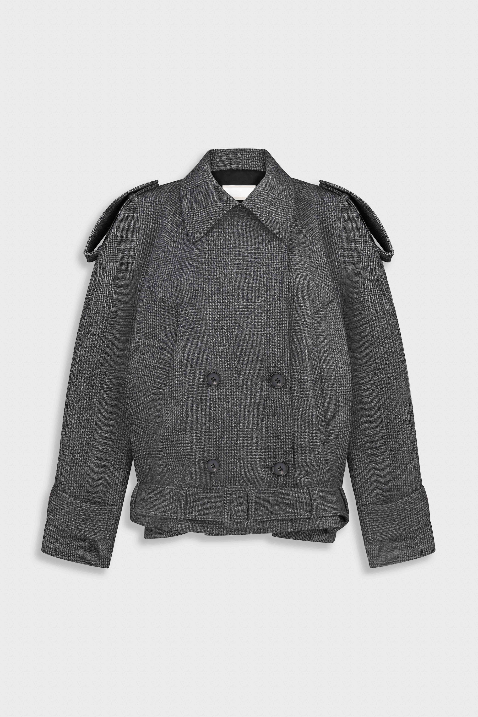 Belted Hem Bomber