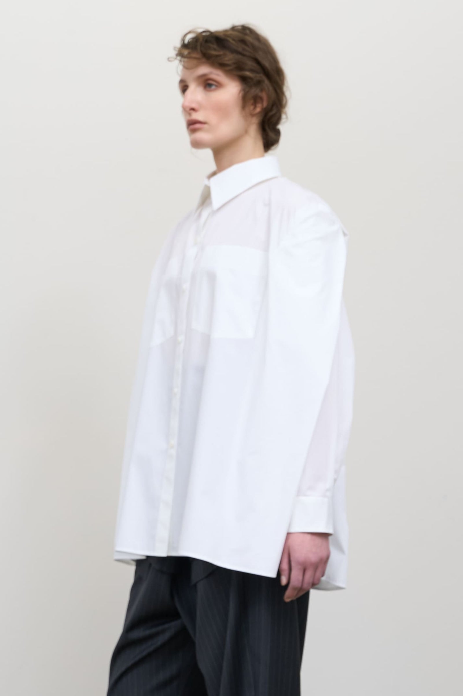 CAPELET POPLIN SHIRT