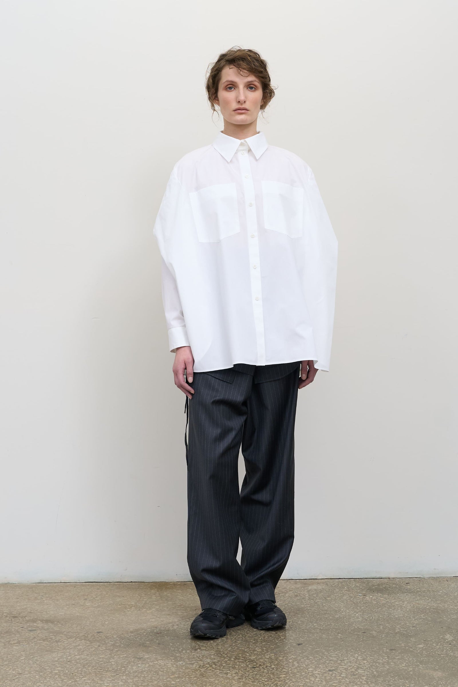 CAPELET POPLIN SHIRT