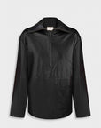 CITYSCAPE LEATHER JACKET WITH FRONT POCKET 3