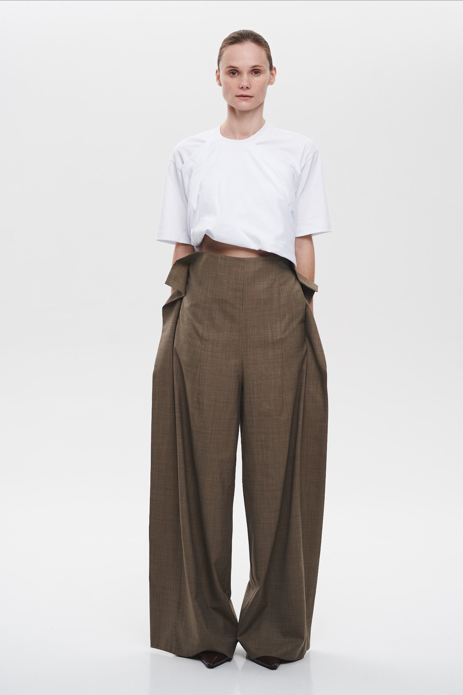 CORSET PANTS BEIGE