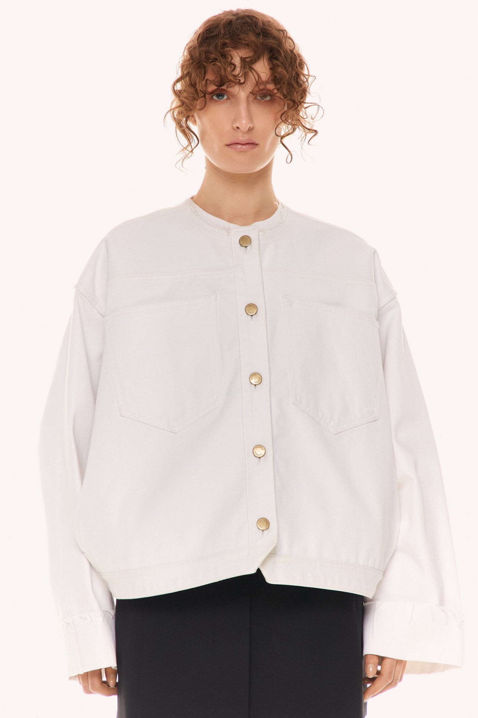 DENIM WHITE JACKET 1