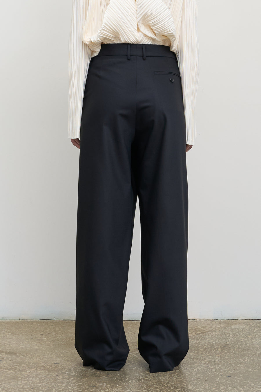 DECONSTRUCTED OFFSET-ZIP PANTS 1