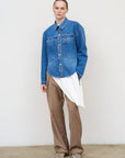 Frayed Denim Shirt 3