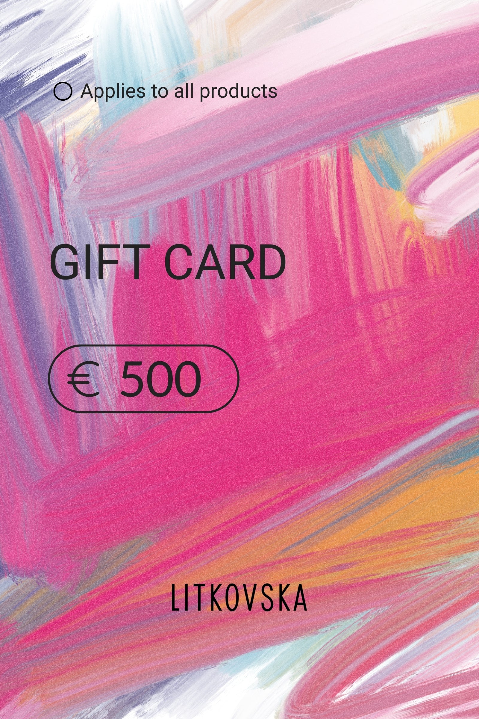 Gift Card 500 euro