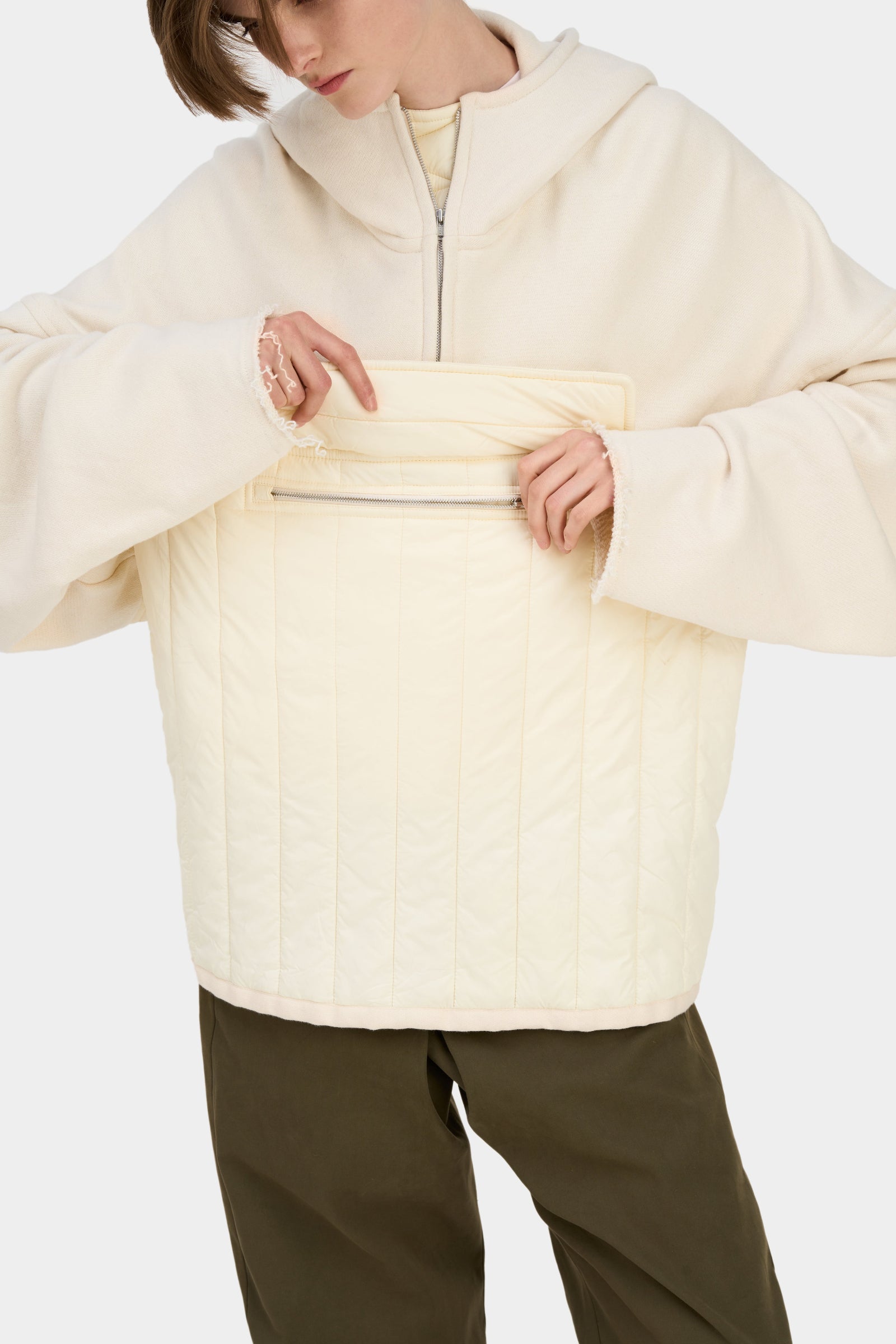 GEAR IVORY HOODIE 1
