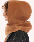 HOODED CASHMERE SCARF