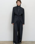 His for her jacket in Black_1_model