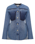 WAIST FITTED DENIM JACKET