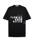 FLWRS BLACK T-SHIRT