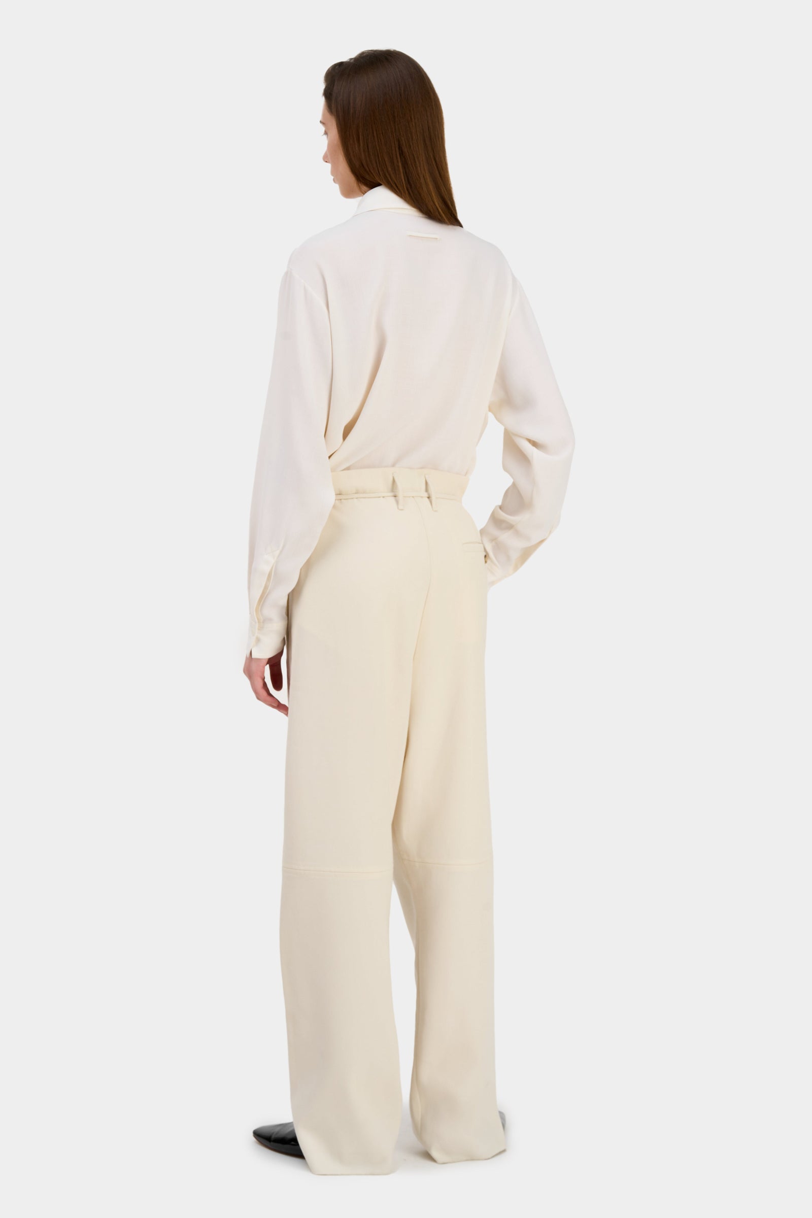 IVORY CRUSH PANTS 1