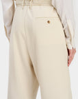 IVORY CRUSH PANTS