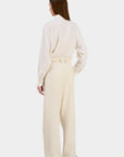 IVORY CRUSH PANTS 1
