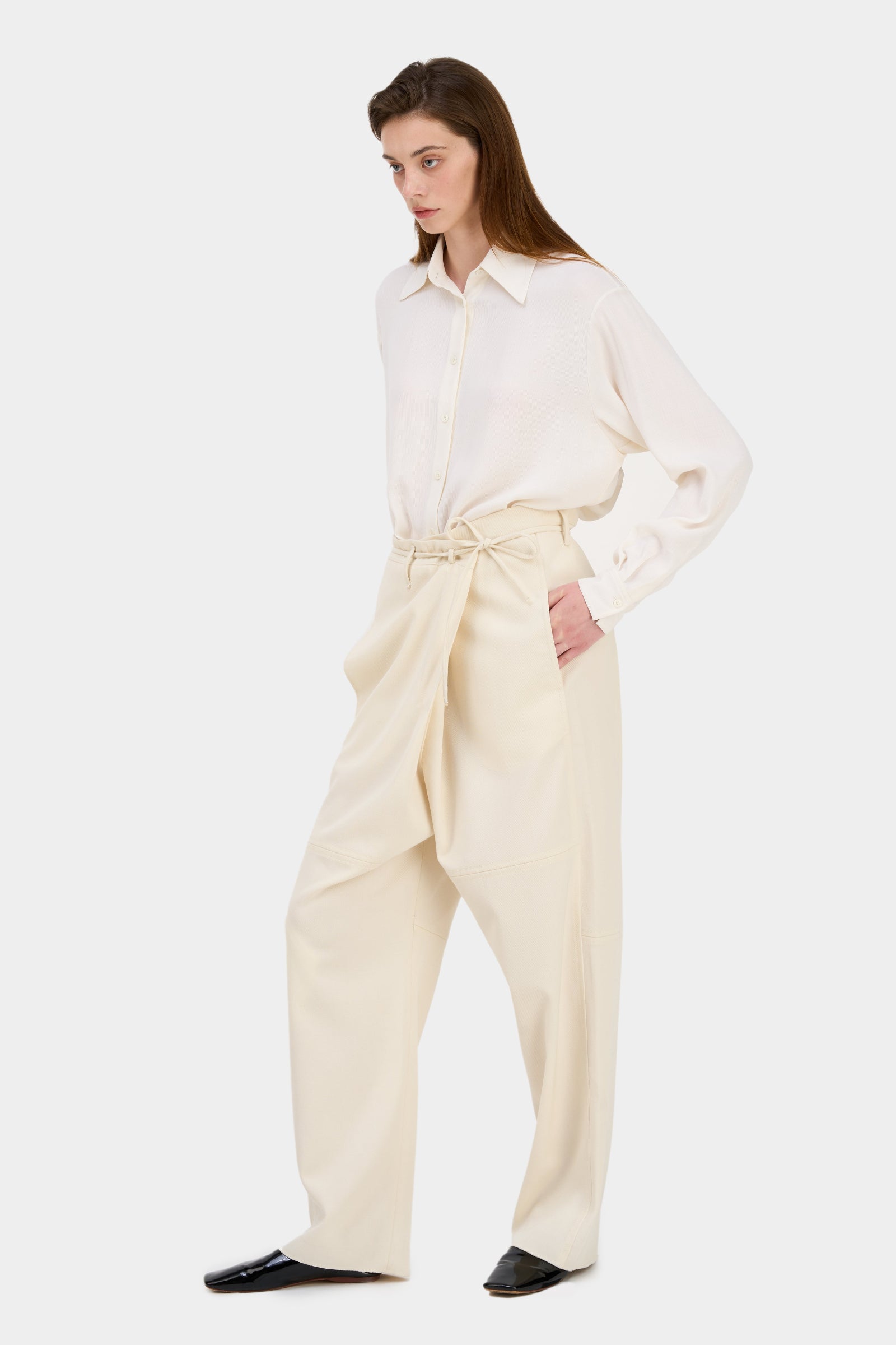 IVORY CRUSH PANTS 2