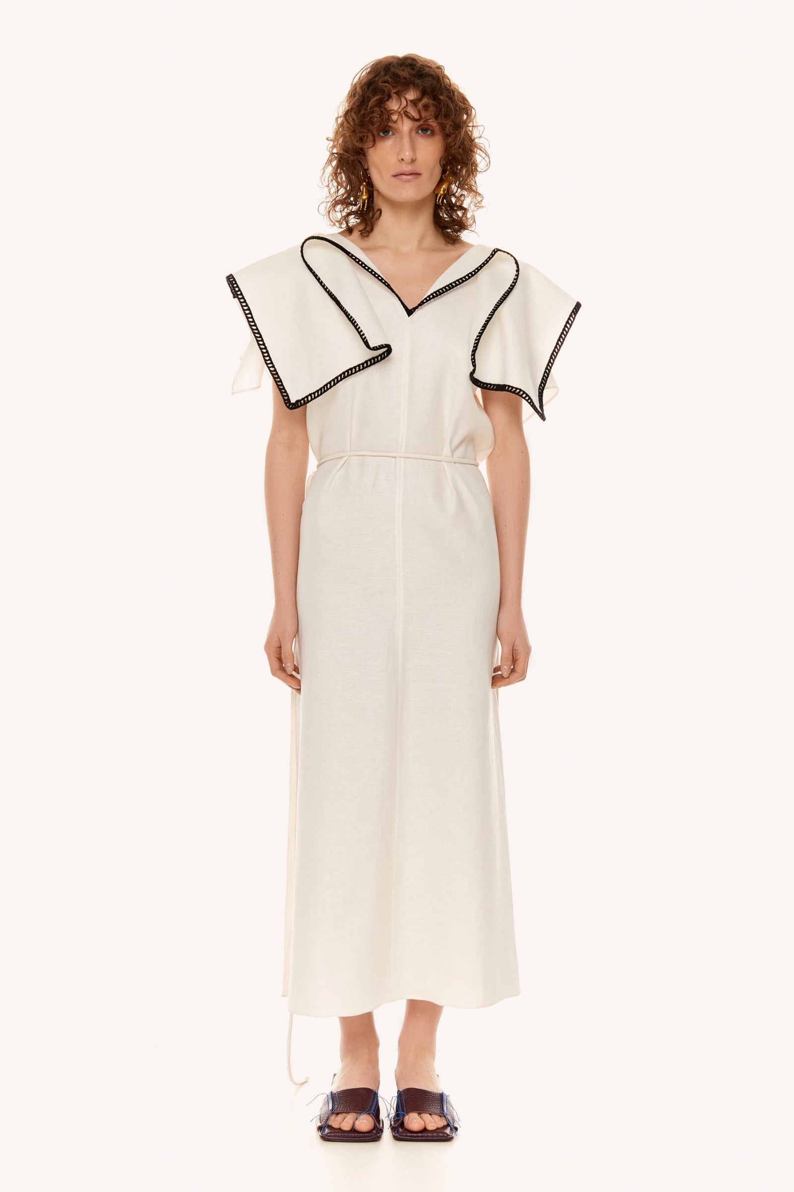 JUJU DRESS white