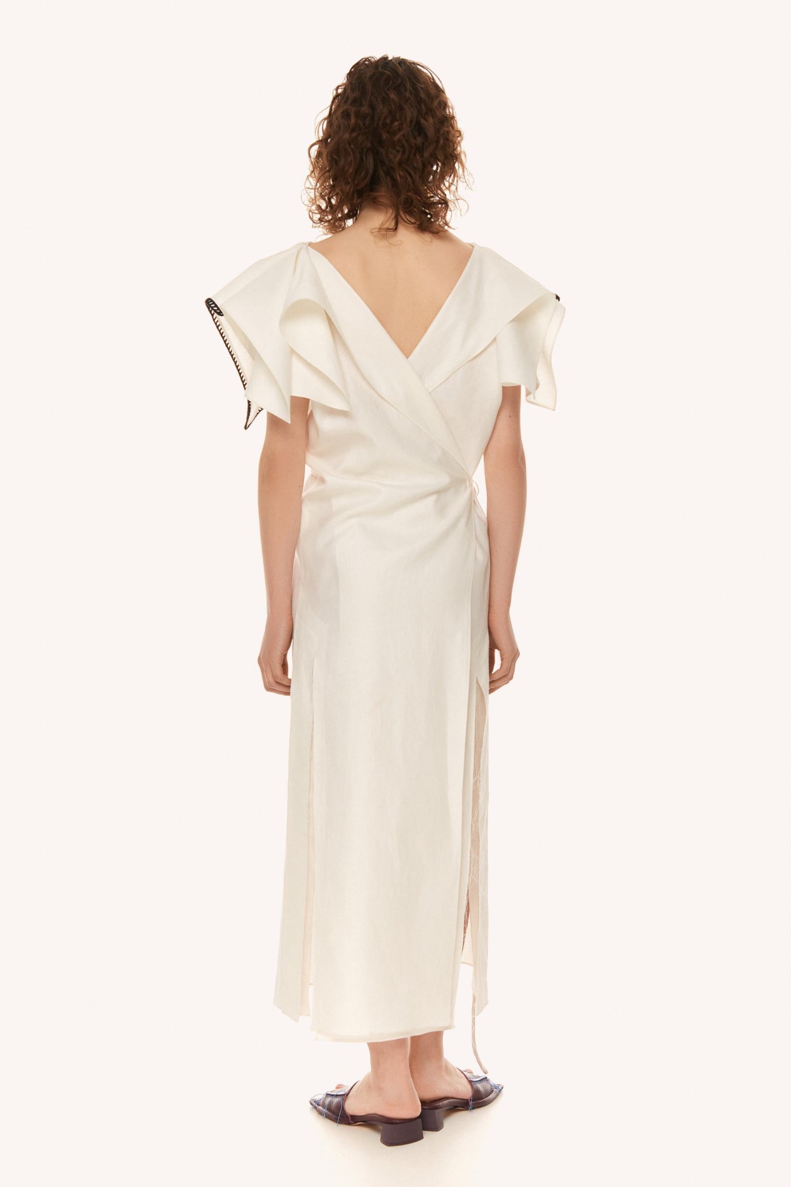 JUJU DRESS white back