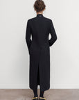 SCULPTED ASYMMETRIC WOOL COAT