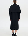 BOXY FRAYED COAT