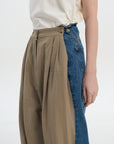 BEIGE DUPLEX JEANS