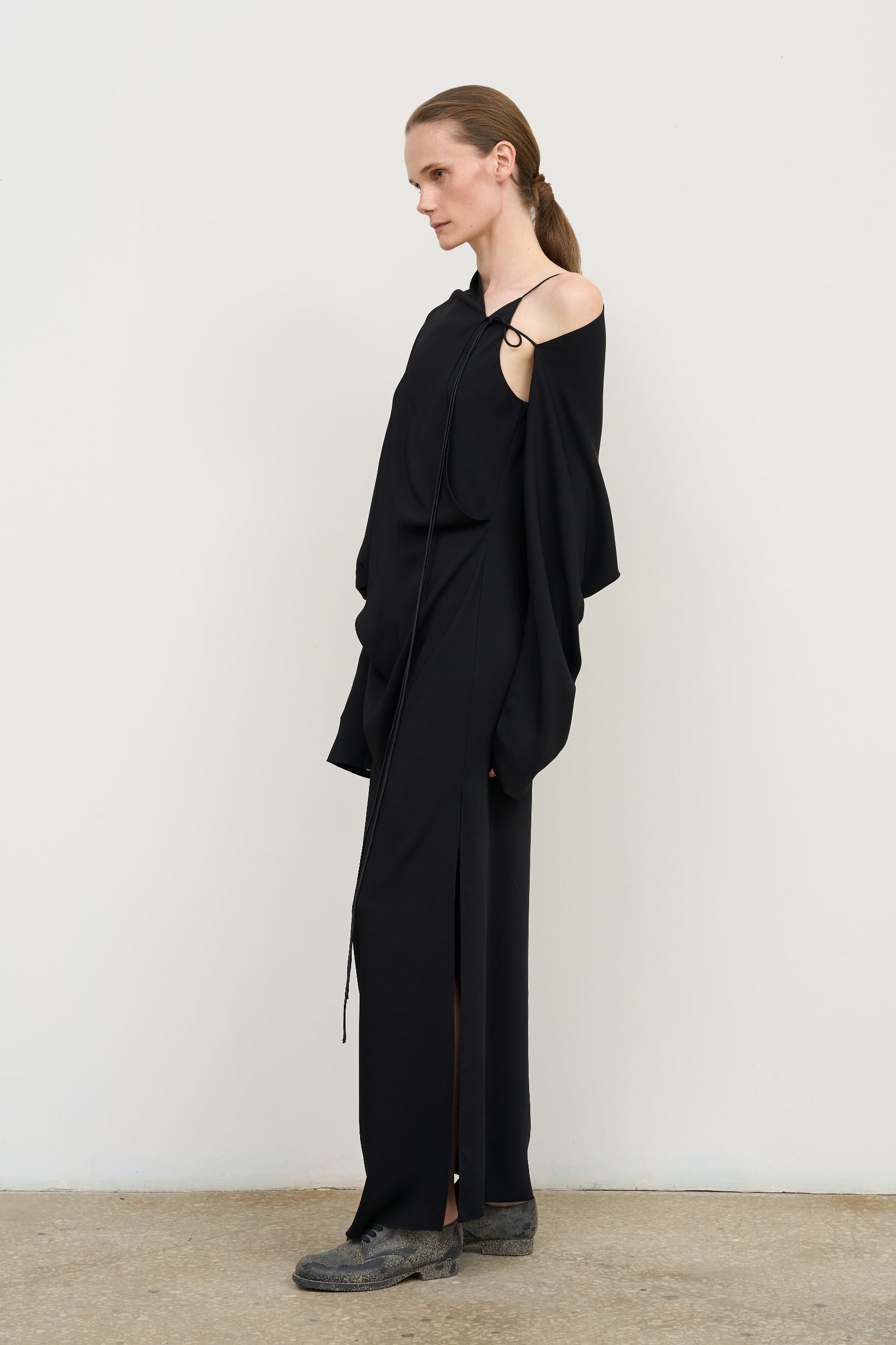 MAXI SLIP DRESS WITH SCARF DETAIL