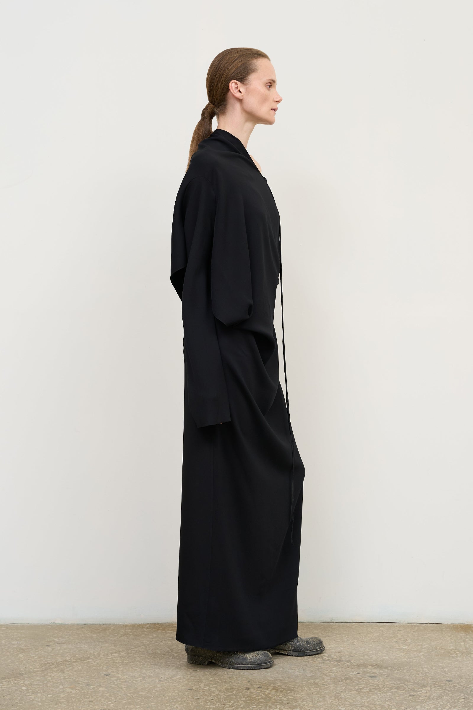 MAXI SLIP DRESS WITH SCARF DETAIL