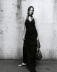 MAXI SLIP DRESS WITH SCARF DETAIL 4