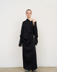 MAXI SLIP DRESS WITH SCARF DETAIL 3