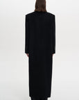 MIST BLACK COAT back