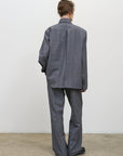 OVERLAY DECONSTRUCTED JACKET grey 2