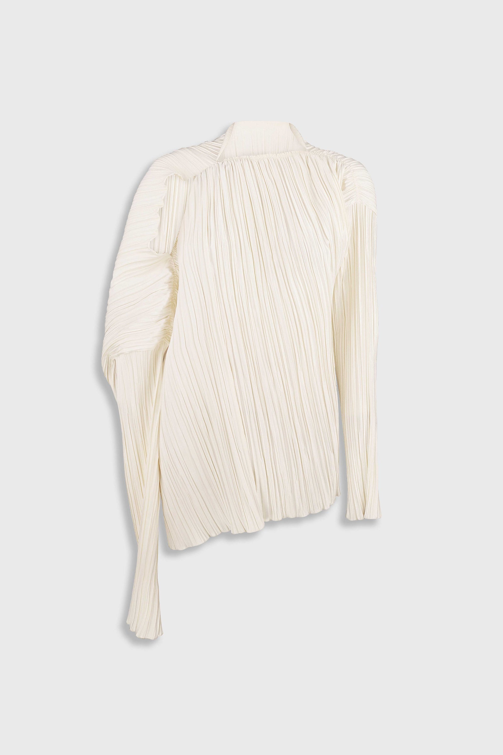 PLISSÉ BLOUSE WITH SLOUCHY SHOULDER LINE 1