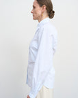 POPLIN SHIRT WITH TWISTED BACK DETAIL